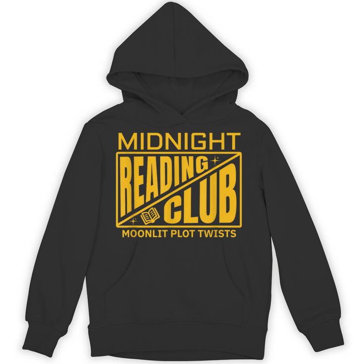 Midnight Reading Club Night Owl Book Readers Unisex Hoodie