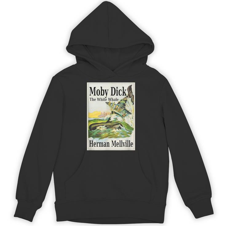 Moby Dick Book Cover Illustration Unisex Hoodie