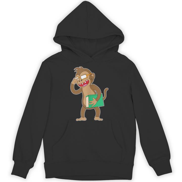 Monkey With a Book Unisex Hoodie