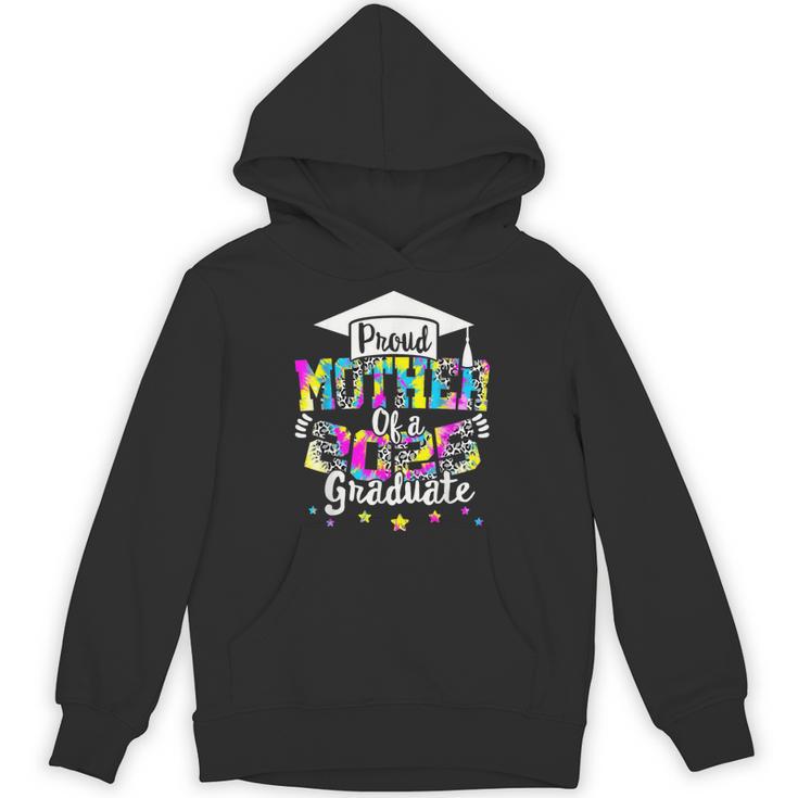 Mother Of a 2025 Graduate Tie Dye Class Senior Graduation 25 Unisex Hoodie