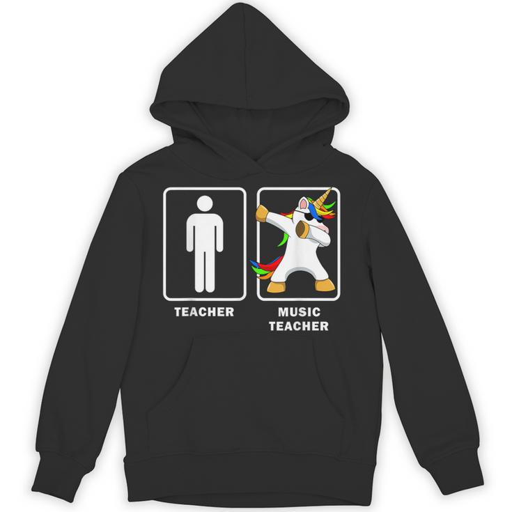 Music Teacher Dabbing Unicorn Graduation Shirt Unisex Hoodie