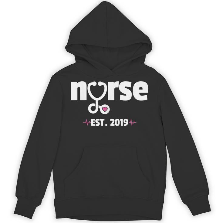 New Nurse Est 2019 Nursing School Graduation Unisex Hoodie