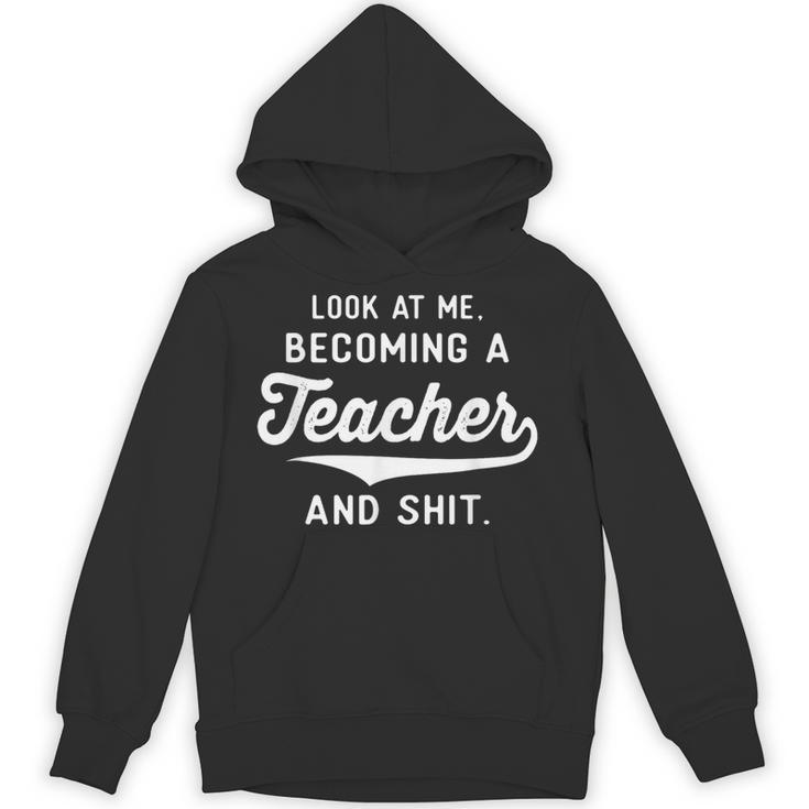 New Teacher Gifts Graduation Women Men Become Teachers Unisex Hoodie