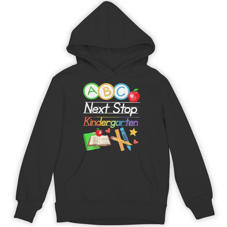 Next Stop Kindergarten Preschool Graduation 2025 Boy Girl Unisex Hoodie