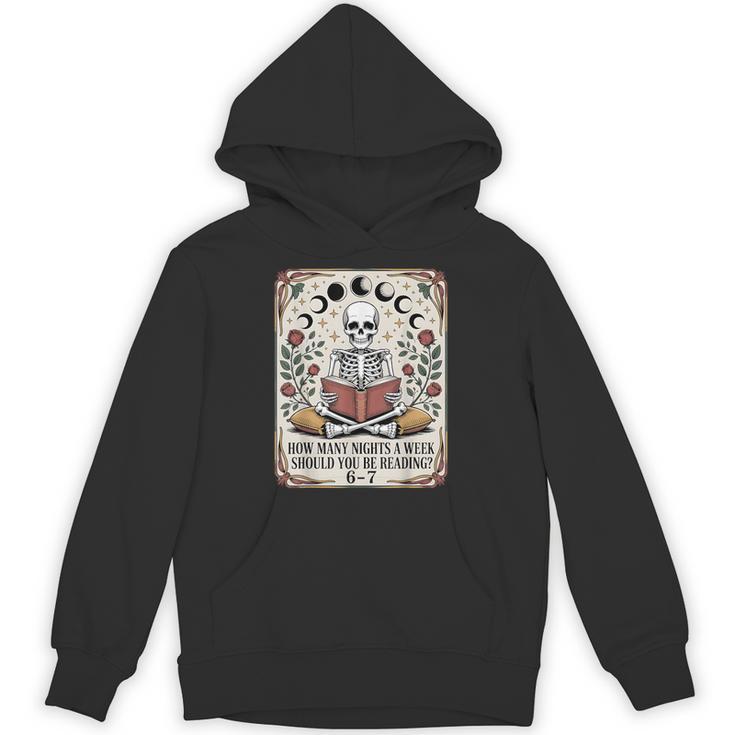 How Many Nights Reading Meme 6 7 Book Lover Unisex Hoodie