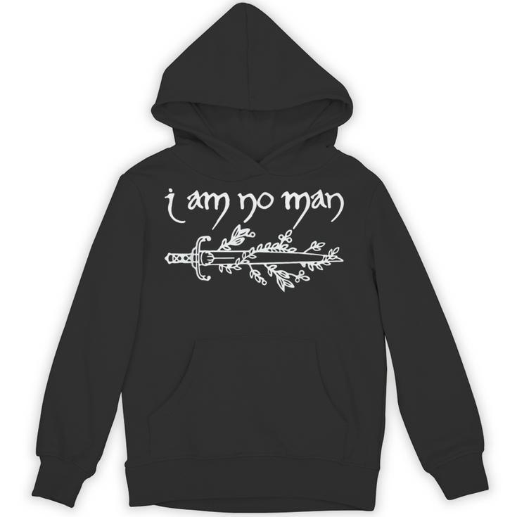 I Am No Man Reading Fandom Literature Book Lover Librarian Unisex Hoodie