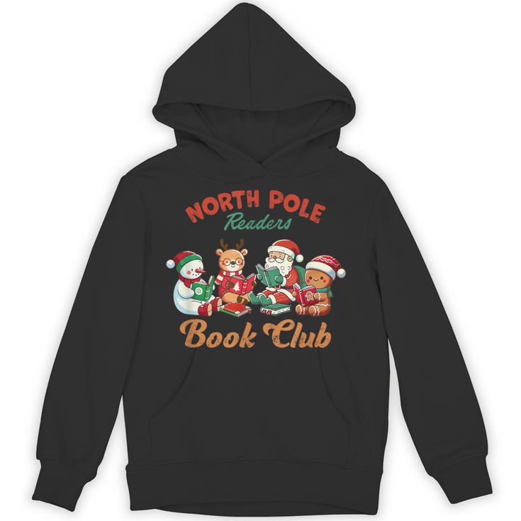 North Pole Readers Book Club Reading Book Christmas Unisex Hoodie