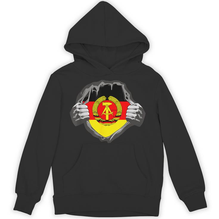 Nostalgia Chest Flag GDR Unisex Hoodie
