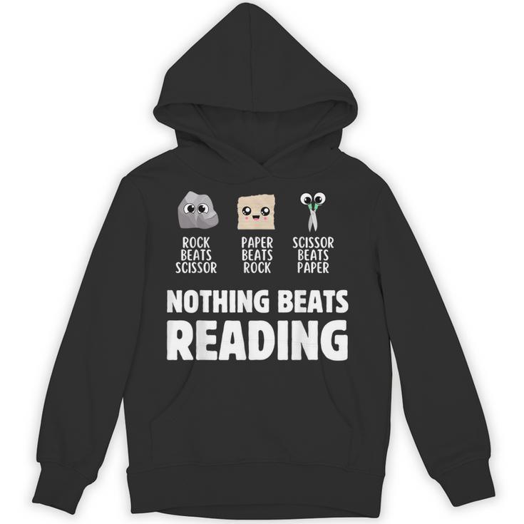 Nothing Beats Reading Librarian Book Bookworm Unisex Hoodie