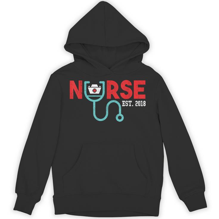 Nurse Est 2018 New Graduation Nursing School  T-Shirt Unisex Hoodie