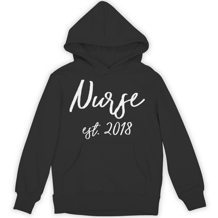 NURSE EST 2018 New Nursing School Graduation Shirt Unisex Hoodie