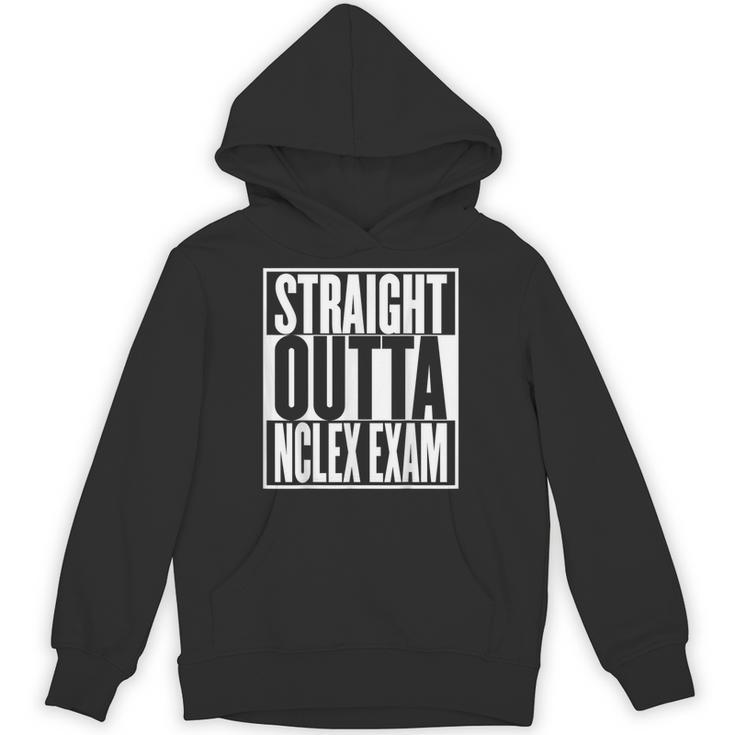 Nurse The Straight Outta NCLEX Graduation RN Gift Tshirt Unisex Hoodie