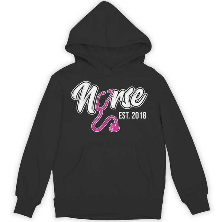 Nursing Graduation Nurse Est 2018 T-Shirt Unisex Hoodie
