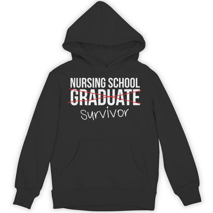 Nursing School Survivor Graduation  T-Shirt Unisex Hoodie