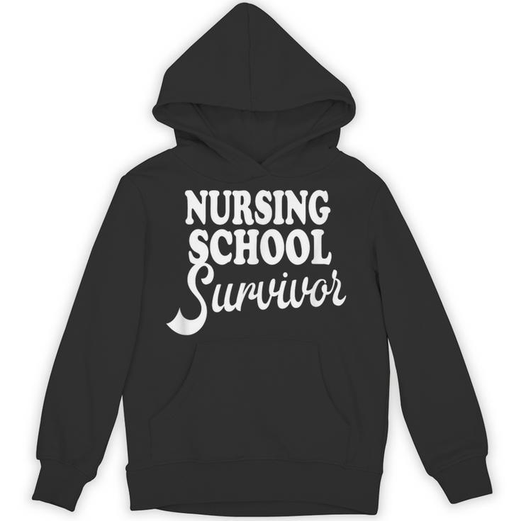 Nursing School Survivor Nurse Graduation Medical T-Shirt Unisex Hoodie