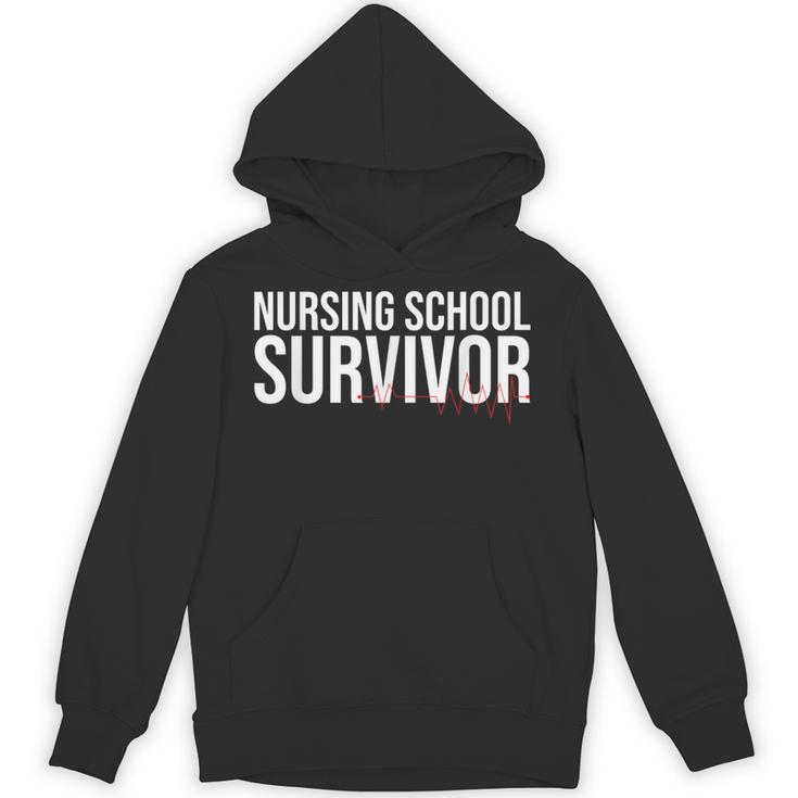 Nursing School Survivor- For Nurses-RN Graduation Unisex Hoodie