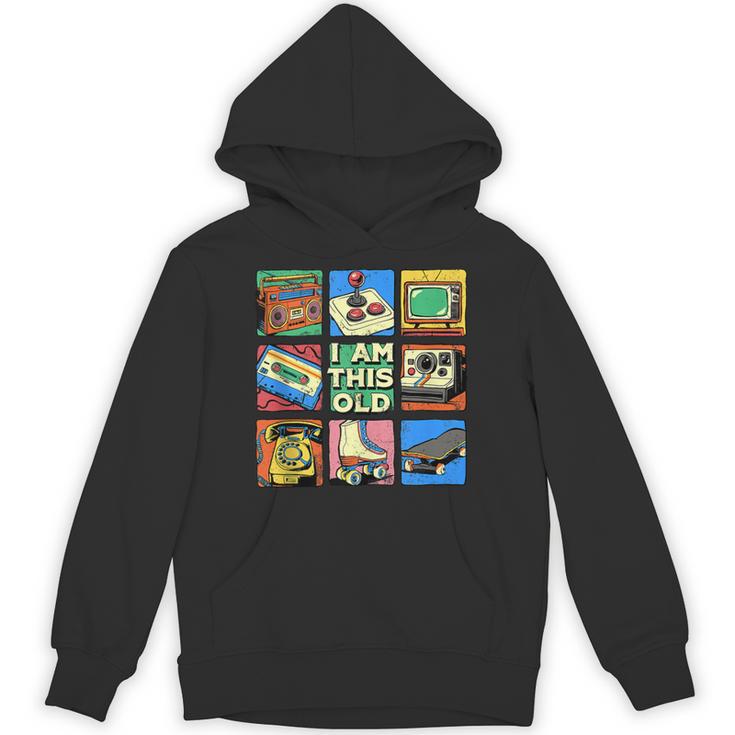 I Am This Old Retro Vintage Nostalgia 80s 90s Cassette Tape Unisex Hoodie
