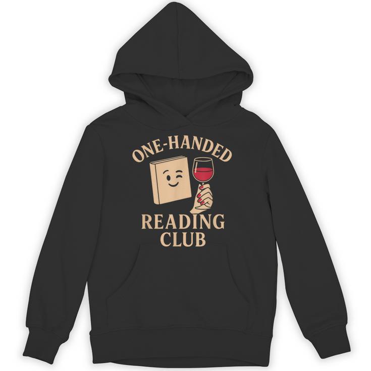 One-Handed Reading Club Smutty Book Lover Unisex Hoodie