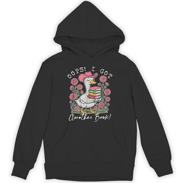 Oops I Got Another Book Goose Reading Humor Unisex Hoodie