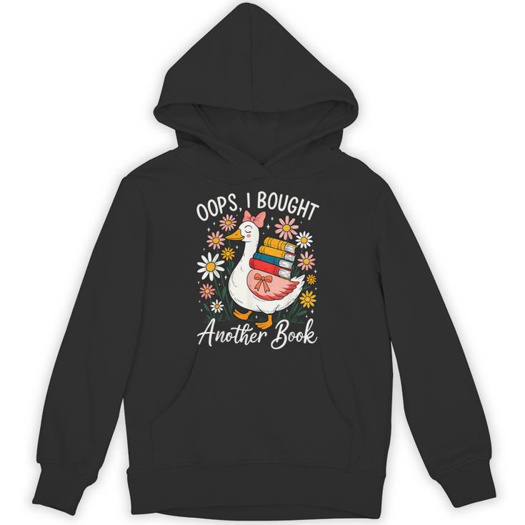 Oops I Bought Another Book Goose Reader Unisex Hoodie