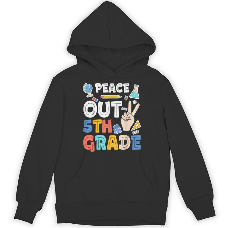 Peace Out 5th Grade Fifth Grade Graduation T-Shirt Unisex Hoodie