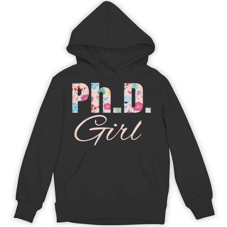 PhD Girl Doctorate Degree Graduation Women Her Psychology Unisex Hoodie