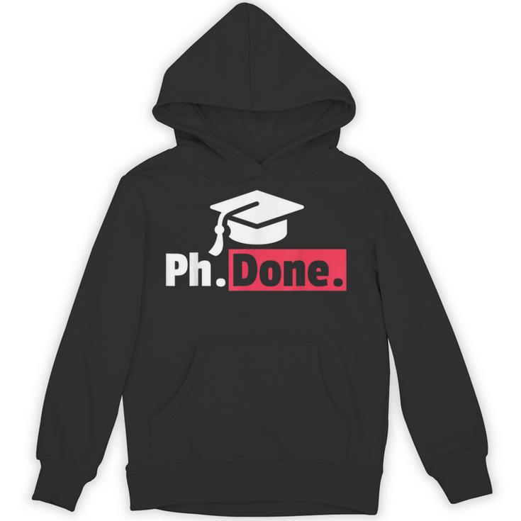 PhD Graduation T Shirt PhDone Tee For Graduates Unisex Hoodie