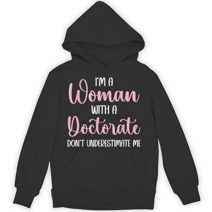 PhD Graduation Woman With A Doctorate Degree Unisex Hoodie