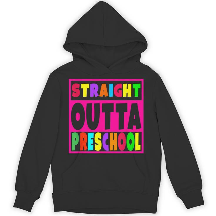 Pink STRAIGHT OUTTA Preschool PRE-K Graduation Unisex Hoodie