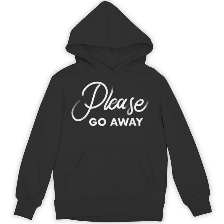 Please Go Away I'm Introverting Sarcastic Introvert Unisex Hoodie
