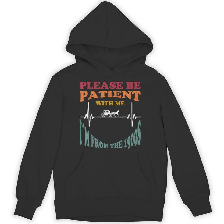 Please Be Patient With Me I'm From The 1900s Heart Beat Unisex Hoodie
