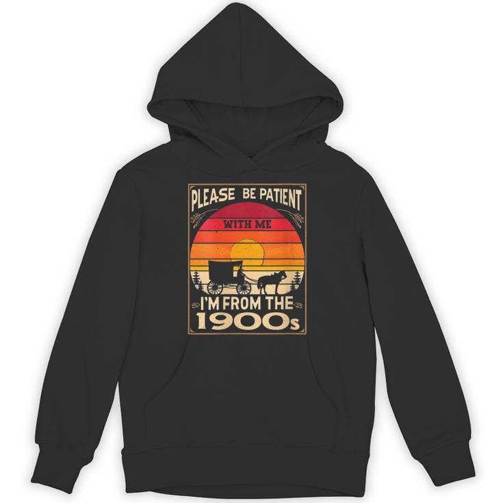 Please Be Patient I'm From The 1900s Sunset Vintage Wagon Unisex Hoodie