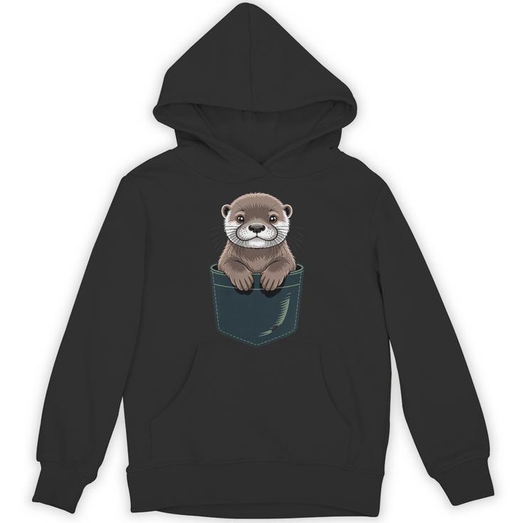 Pocket Otter Lover Introvert Cute Animal Fun Surprise Unisex Hoodie Pocket Otter Lover Introvert Cute Animal Fun Surprise Unisex Hoodie