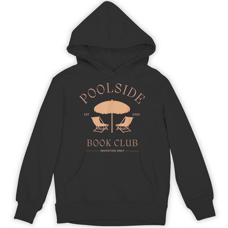 Poolside Book Club Summer Reading Book Lover Swimming Shirt For Men Women Unisex Hoodie