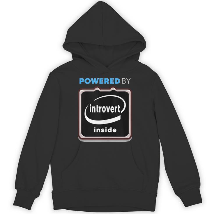 Powered By Introvert Inside Embrace Your Quiet Strength Unisex Hoodie
