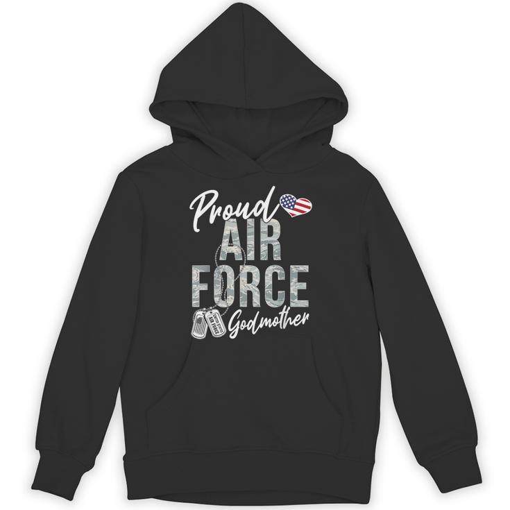 Proud Air Force Godmother US Air Force Graduation Godmother Unisex Hoodie