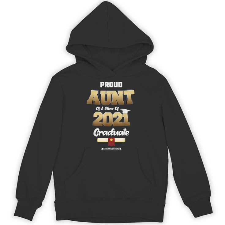 Proud Aunt Of Class Of 2021 T Shirt Class 2021 Graduation Unisex Hoodie