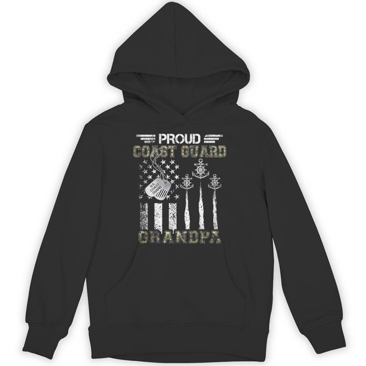 Proud Coast Guard Grandpa US Coast Guard Graduation Grandpa Unisex Hoodie