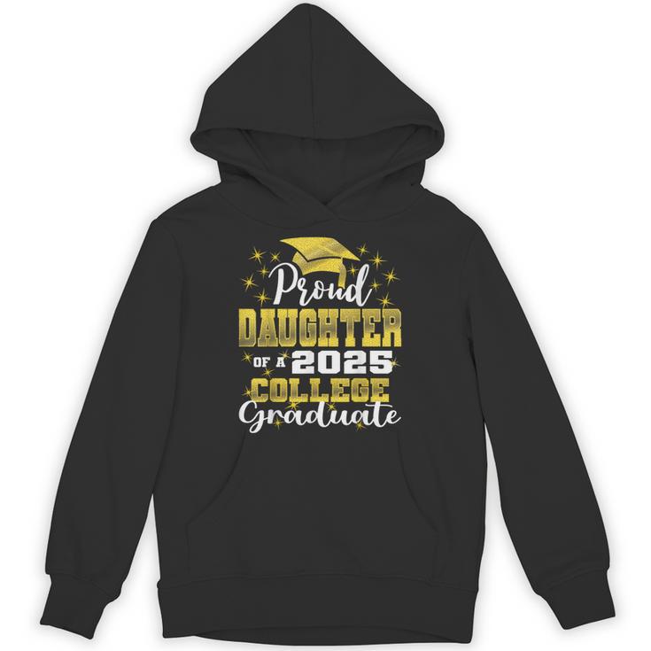 Proud Daughter Of 2025 College Graduate Family 24 Graduation Unisex Hoodie
