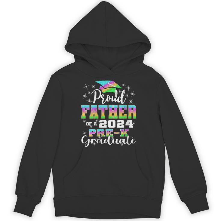 Proud Father Of PreK School Graduate 2024 Graduation Father Unisex Hoodie