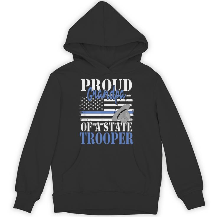 Proud Grandpa Of a State Trooper Police Officer Graduation Unisex Hoodie