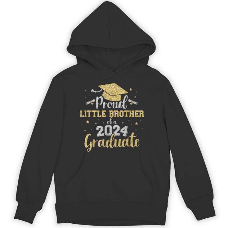Proud Little Brother Class 2024 Graduate Senior Graduation Unisex Hoodie