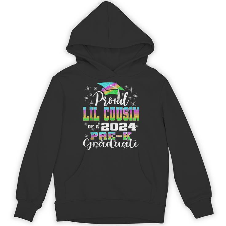 Proud Little Cousin Of PreK School Graduate 2024 Graduation Unisex Hoodie