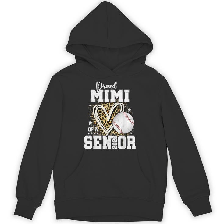 Proud Mimi Of A 2026 Senior Baseball Graduation Leopard Unisex Hoodie