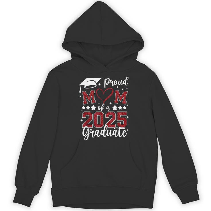 Proud Mom Of 2025 Senior Graduate Matching Family Graduation Unisex Hoodie