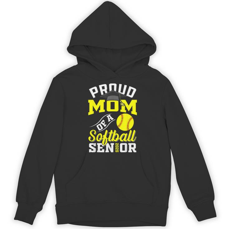 Proud Mom Of a Softball Senior Class Of 2025 Graduation Unisex Hoodie