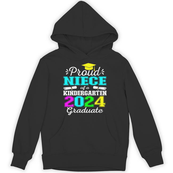 Proud Niece Of Kindergarten Graduate 2024 Graduation Niece Unisex Hoodie