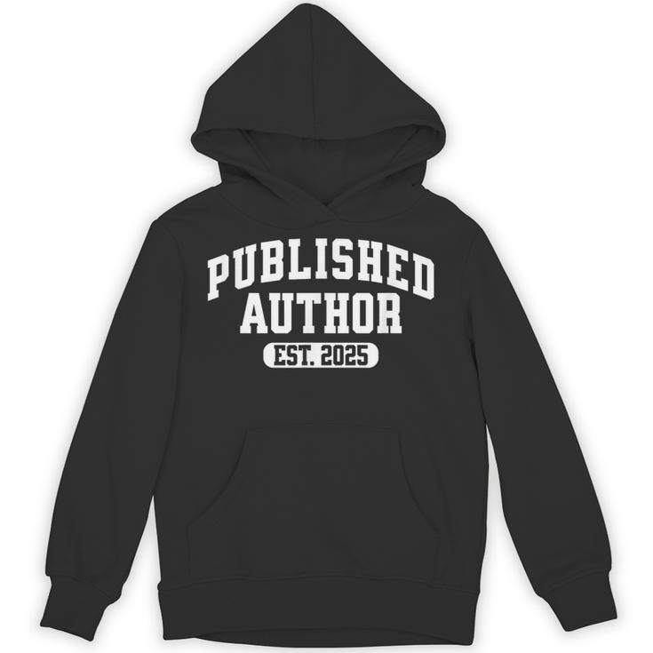 Proud Published Author 2025 Mom Dad Vintage Poet Book Writer Unisex Hoodie