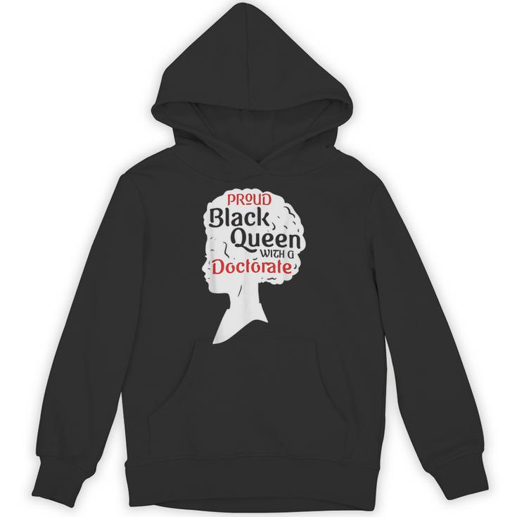 Proud Queen Shirt PhD Graduation Afro Doctorate Unisex Hoodie