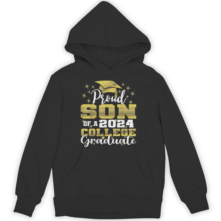 Proud Son Of 2024 College Graduate Family 24 Graduation Unisex Hoodie